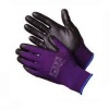 Перчатки нейлоновые фиолетовые с чер.обливом (1/12=960) Зонов