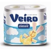 Туалетная бумага Veiro Classic 4-шт  2сл (12шт) Садко