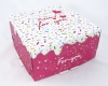 Коробка "Торт" на 1,5 кг. с белой крышкой (1/100) (24*24*12) Полиграф