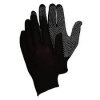 Перчатки нейлоновые с микроточками ПВХ Корея черные  (1/12х10=120) 