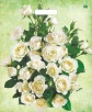   Пакет проруб 38х45-60мкм "Белые розы" (1/50х10=500) ТИКО