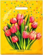 31х40х60 мкм ПВД  проруб  лам."Солнечный букет" (1/50х10=500) НОВОСИБИРСК     