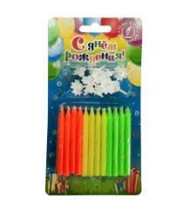  Свеча тортовая классические (24шт)