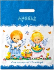 31х40/60 мкм ПВД проруб " Ангелочки"    (1/50х10=500)  Новосибирск