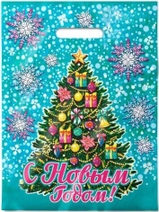 30х40х30мкм ПВД проруб " Нарядная зима"    (1/50х20=1000)  Новосибирск