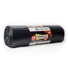 180л  Мусор черный ПВД МЕШКОФФ строитель  (1/10х10)