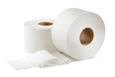 Туалетная бумага односл., отбеленная с тиснением 160м (1/12) арт 11160-160 Млечный путь 