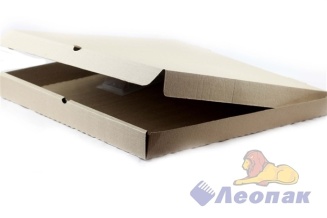 Коробка "Пицца" 45*45*40 мм микрогофра, серая  (50шт) Леопак фото 9604