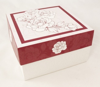 Коробка "Торт" на 1 кг. 1 краска (100) (Полиграф) фото 7685