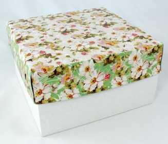 Коробка "Торт" на 1 кг. цветы  (100  шт )Полиграф) фото 4041