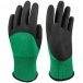 Перчатки нейлоновые ANG-ELL зеленые с черным покрытием 1/12/720 Чумаков